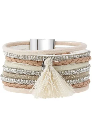 Lascana Wickelarmband Layer Armband mit Tassel, mit Magnetverschluss, Armschmuck