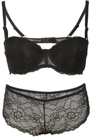 familytrends Set: Push-up-BH (mit Hüftslip) mit Push Up-BH und Slip