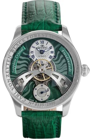 CARL VON ZEYTEN Automatikuhr Freudenstadt CVZ0043GRS, Armbanduhr, Herrenuhr, Saphirglas, Made in Germany, Mechanische Uhr