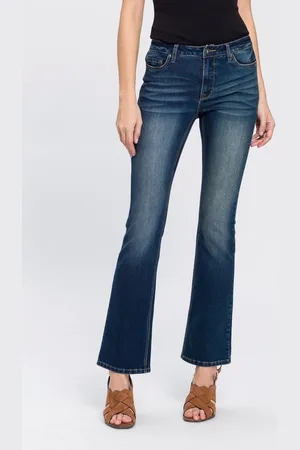 ARIZONA Bootcut-Jeans Baby Bootcut leicht ausgestelltes Bein, hohe Leibhöhe