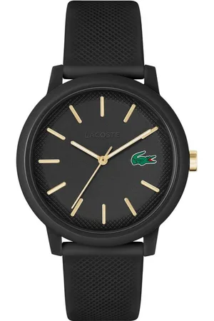 Lacoste Quarzuhr .12.12 2011233, Armbanduhr, Herrenuhr, Mineralglas, Silikonarmband