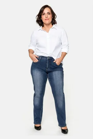 Sheego Stretch-Jeans Große Größen Bauch-weg-Effekt