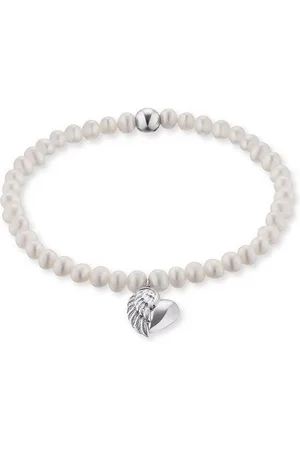 Engelsrufer Perlenarmband HERZFLÜGEL CHARM, ERB-HEARTWING-PE, mit Süßwasserzuchtperle
