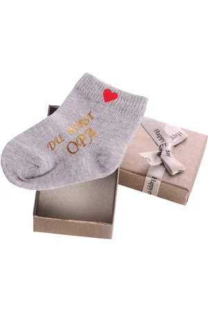 La Bortini Socken Geschenkbox und 1 Socke mit Ankündigung für Vater Opa Schwangerschaft, schwanger, Nachricht, Geschenk Box - Verkäufer: A&O Baby-und Kindermoden