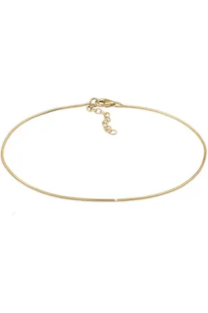 Elli Fußkette Basic Schlangenkettchen 925 Silber