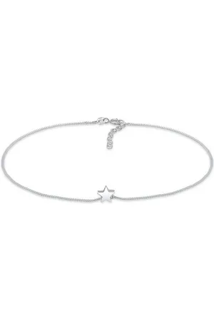 Elli Fußkette Stern Astro Fußkettchen 925 Silber