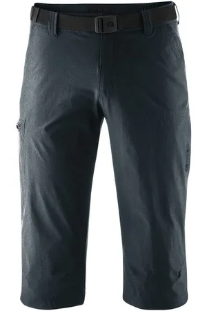 Gonso Fahrradhose Porto Herren 3/4 Radhose, Innenhose mit Sitzpolster, Bund inkl. Gürtel