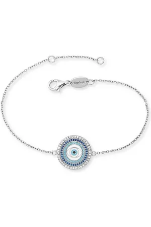 Engelsrufer Silberarmband LUCKY EYE, ERB-EYE-ZIM, mit Emaille - mit Zirkonia (synth)