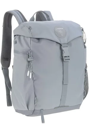LÄSSIG Wickelrucksack Green Label, Outdoor, Grey, PETA-approved vegan, zum Teil aus recyceltem Material