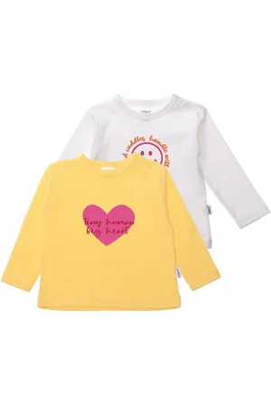 LILIPUT Langarmshirt Tiny Human (2-tlg) mit praktischen Druckknöpfen