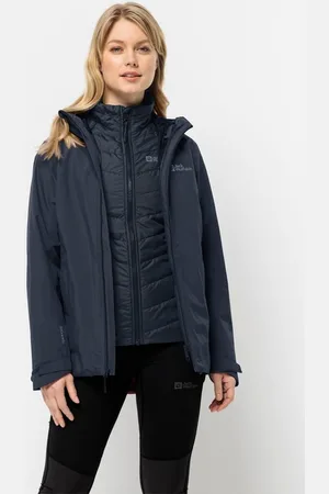 Jack Wolfskin 3-in-1-Funktionsjacke GLAABACH 3IN1 JKT W (2 teilig)