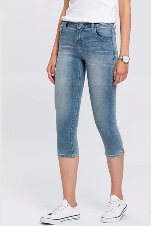 ARIZONA Caprijeans Ultra-Stretch extra-enger Schnitt, modischer Beinabschluss mit Schlitz