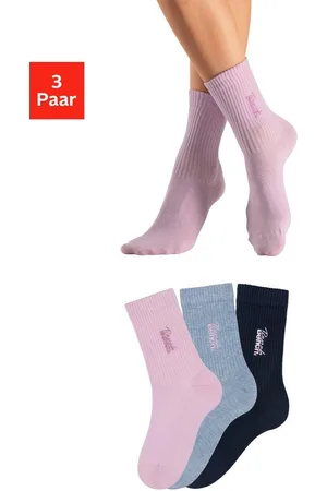 Bench Basicsocken (Packung, 3-Paar) mit Bench Stickerei