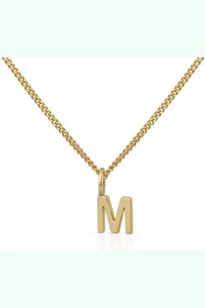 Orolino Kette mit Anhänger Gold 375 mit Anhänger 42/45cm lang Buchstabe M