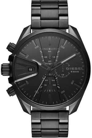 Diesel Chronograph MS9 CHRONO DZ4537, Quarzuhr, Armbanduhr, Herrenuhr, Datum,Stoppfunktion,Edelstahlarmband