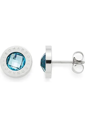 Leonardo Paar Ohrstecker 015785, hellblau Matrix, mit Glassteinen