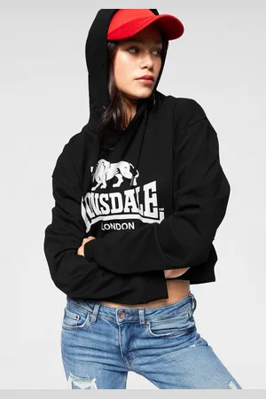 Lonsdale London Kapuzensweatshirt Crop Top ROXETH