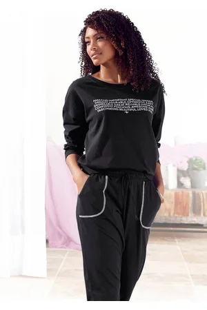 KangaROOS Pyjama (2 tlg) mit Slogan-Frontdruck