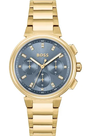 HUGO BOSS Multifunktionsuhr ONE 1502677, Quarzuhr, Damenuhr, Armbanduhr, Glaskristalle, Edelstahlarmband