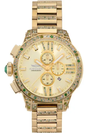Hämmer Chronograph EMINENT SOLEY, EB-004, Quarzuhr, Damenuhr, Datum, Stoppfunktion, Saphirglas Edelstahlarmband