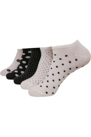 Urban classics Basicsocken Unisex No Show Socks Dots 5-Pack (1-Paar)