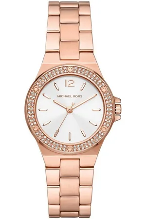 Michael Kors Quarzuhr LENNOX MK7279, Armbanduhr, Damenuhr, analog, Edelstahlarmband