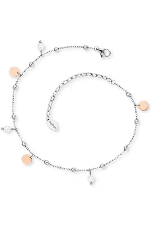 Engelsrufer Fußkette Little Joy Bicolor, ERFS-LILJOY-PE-BI, mit Süßwasserzuchtperle