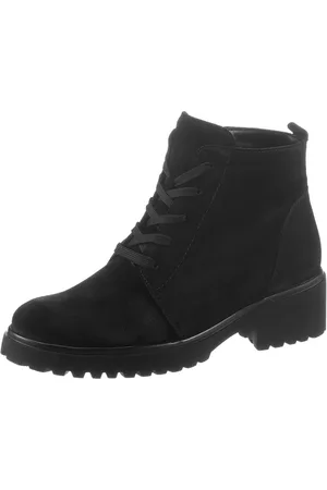 Waldläufer H-LUISE Schnürboots, Stiefelette, Blockabsatz, in bequemer Schuhweite G (weit)