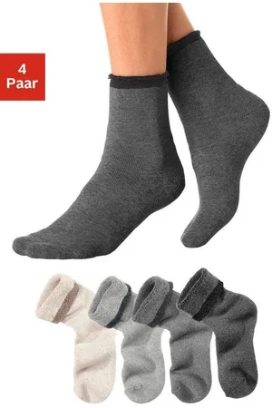 Lavana Kuschelsocken (Packung, 4-Paar) mit Innenfrottee