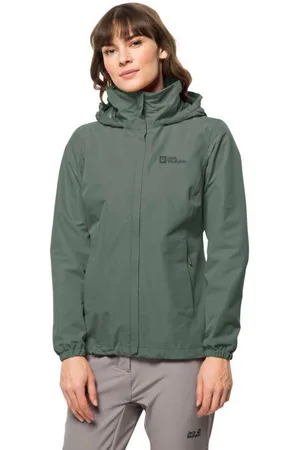 Jack Wolfskin Funktionsjacke STORMY POINT 2L JKT W mit verstaubarer Kapuze, wasserdicht, atmungsaktiv und winddicht