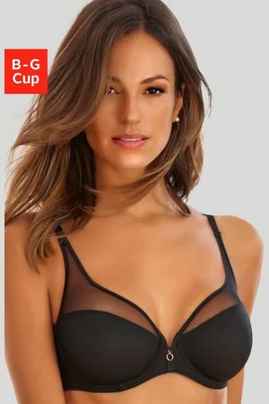 Lascana Bügel-BH mit dezent transparentem Look
