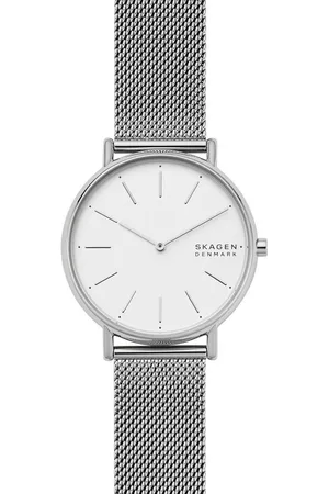 Skagen Quarzuhr SIGNATUR SKW2785, Armbanduhr, Damenuhr, Edelstahlarmband, analog
