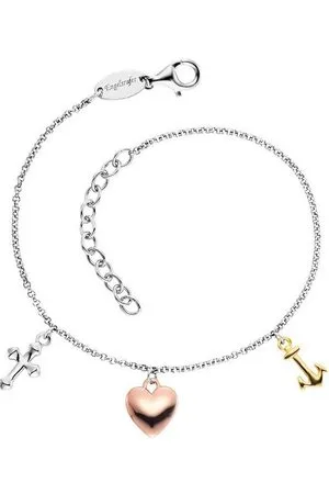 Engelsrufer Silberarmband Glaube, Liebe & Hoffnung Tricolor, ERB-FLH-01-TRICO