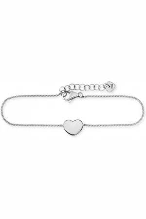 CAÏ Armband 925 Silber rhodiniert mit Herz Motiv