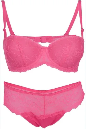 familytrends Set: Push-up-BH (mit Hüftslip) mit Push Up-BH und Slip