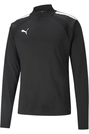 PUMA T-Shirt teamLIGA Fußballtop mit viertellangem Reißverschluss Herren