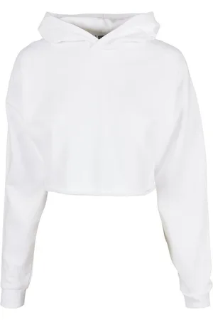 Urban classics Rundhalspullover Damen Ladies Oversized Cropped Hoody (1-tlg)