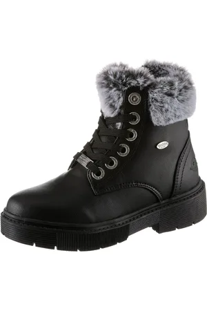Dockers Winterstiefel mit Fellimitat am Schaftrand