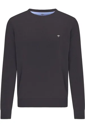 Fynch-Hatton Strickpullover Langarmpullover (1-tlg) mit Logostickerei