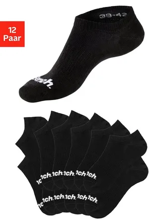 Bench Sportsocken (Packung, 12-Paar) Sneakersocken verschwinden im Schuh
