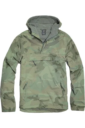 Brandit Anorak Herren Fleece Pull Over Windbreaker (1-St)