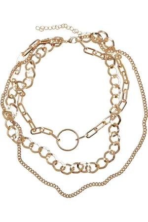 Urban classics Edelstahlkette Unisex Ring Layering Necklace