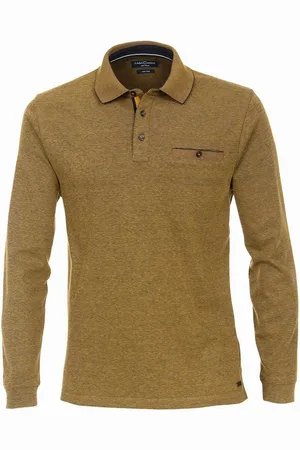 Casa Moda Langarm-Poloshirt Langarm-Poloshirt Übergröße melange - Verkäufer: bigtex