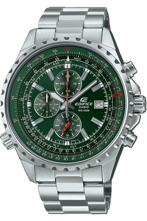 Casio Chronograph EF-527D-3AVUEF, Quarzuhr, Armbanduhr,Herrenuhr,Edelstahlarmband,bis 10 bar wasserdicht