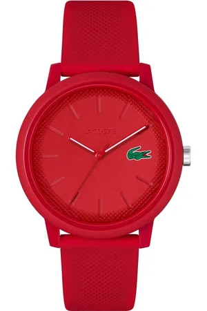 Lacoste Quarzuhr .12.12 2011173, Armbanduhr, Herrenuhr, Mineralglas, Silikonarmband