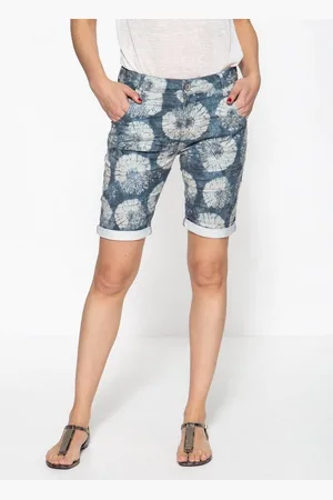 ATT Jeansshorts Gwen mit Beinaufschlag und femininem Muster - Verkäufer: Deinetrends