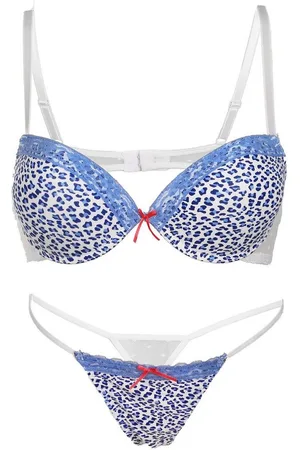 familytrends Set: Push-up-BH (mit String) mit Push Up-BH und Slip