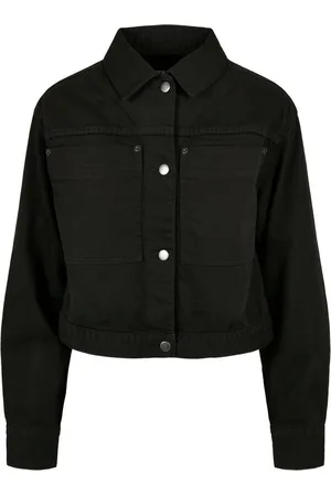 Urban classics Allwetterjacke Damen Ladies Short Boxy Worker Jacket (1-St)