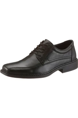 Rieker Schnürschuh mit klassischer Ziernaht, Freizeitschuh, Halbschuh, Schnürschuh
