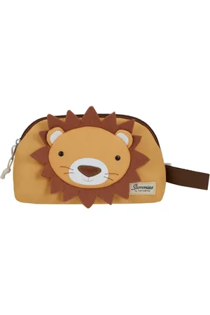 Samsonite Kulturbeutel Happy Sammies ECO, Lion Lester, Reiseetui Waschtasche aus recyceltem Material